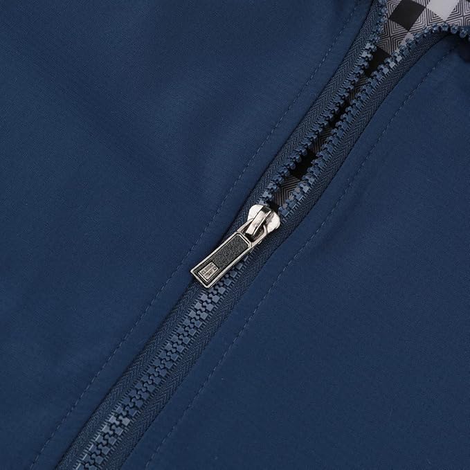 Men's Bomber Jacket with Stand-Up Collar