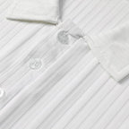 Men's Short Sleeve Polo Shirt with Button Placket