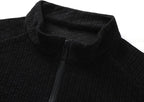 Men's Long Sleeve Quarter-Zip Polo Shirt