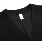 Men's Knitted V-Neck Button Vest