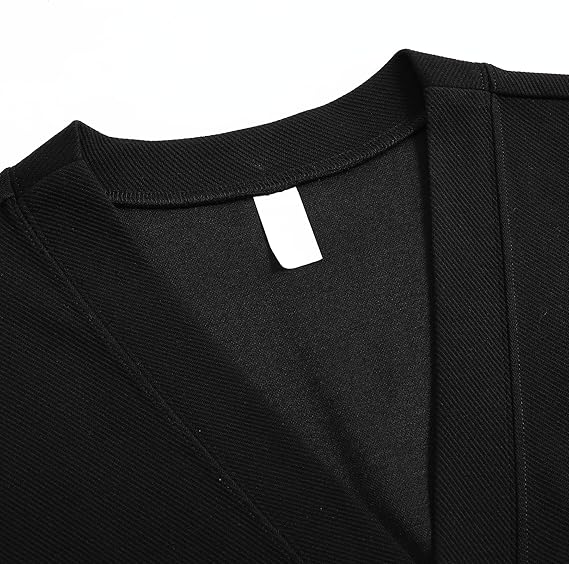 Men's Knitted V-Neck Button Vest