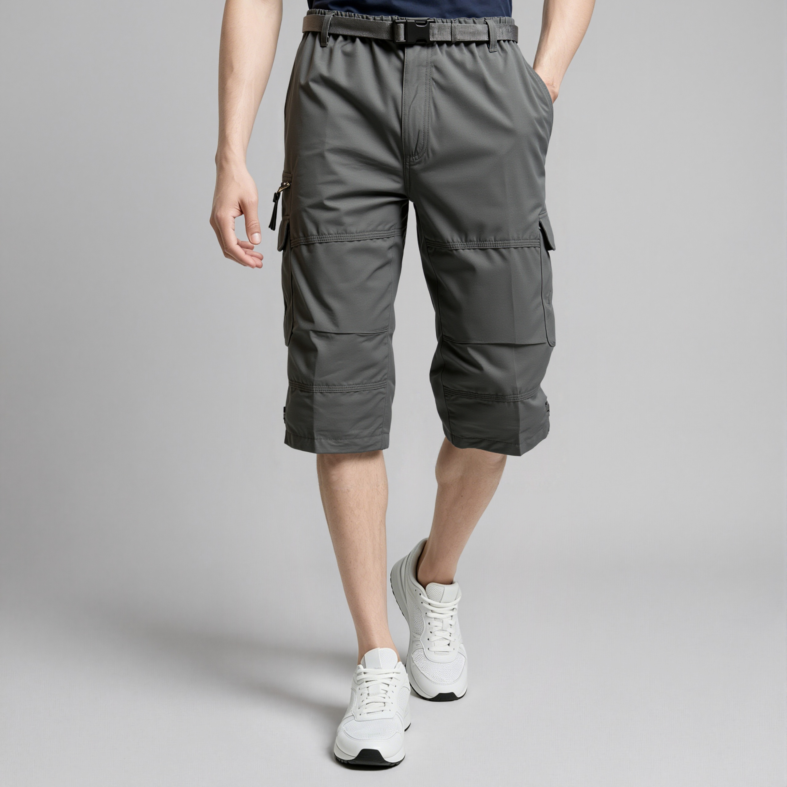 Men's Cargo Shorts with Belt