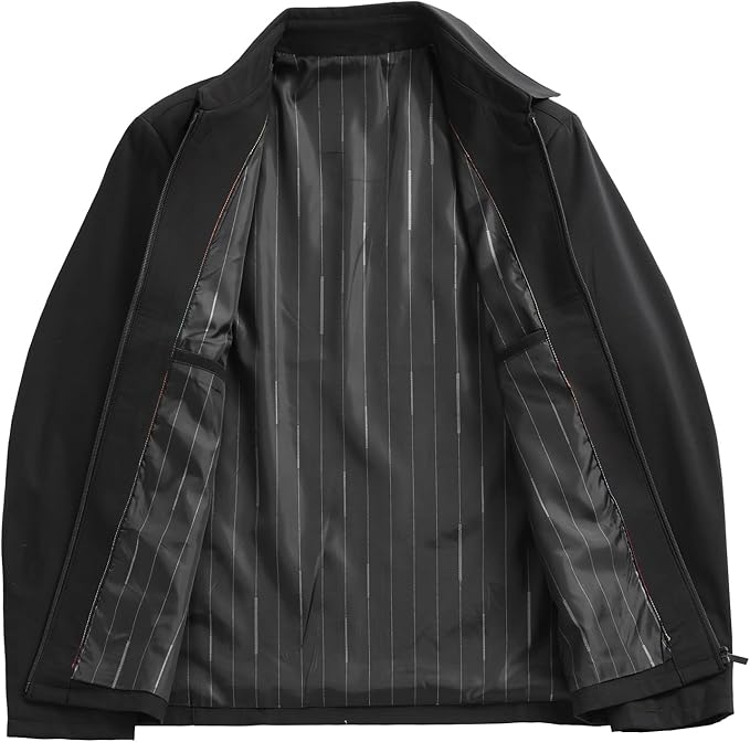 Men's Lightweight Zip-Up Bomber Jacket