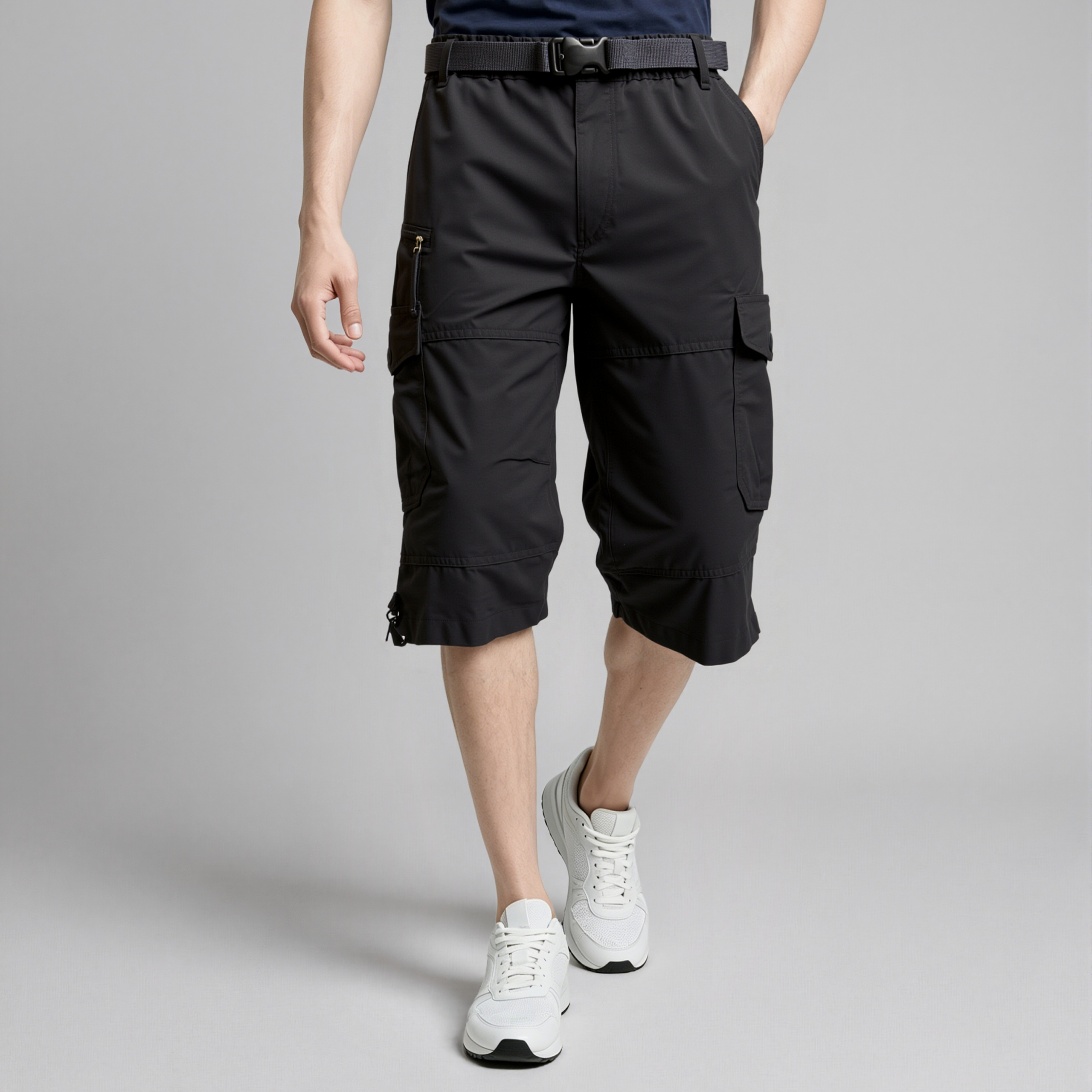 Men's Cargo Shorts with Belt