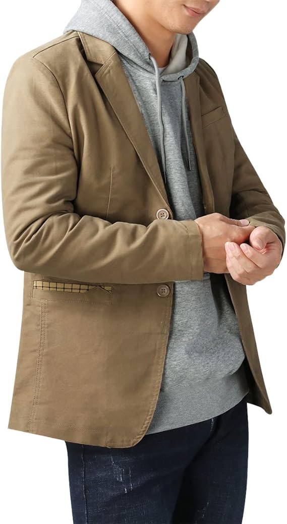 Men's Slim Fit Casual Blazer Jacket