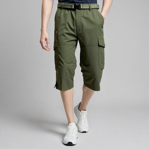 Herren-Cargoshorts mit Gürtel