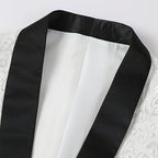 Men's Slim Fit Jacquard Blazer