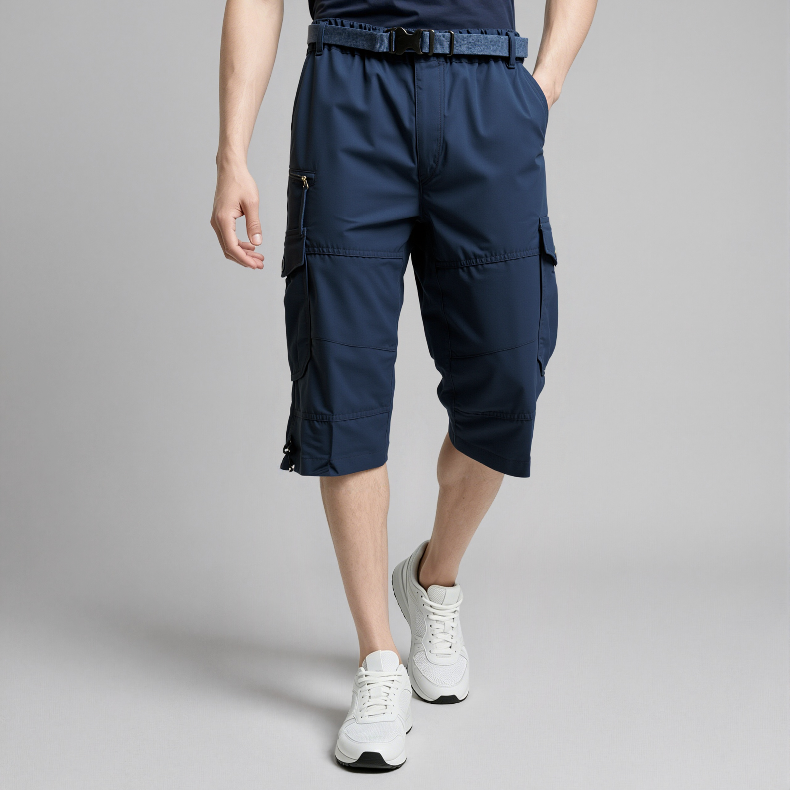 Men's Cargo Shorts with Belt