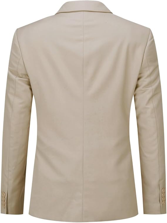 Men's Slim Fit One-Button Suit Jacket
