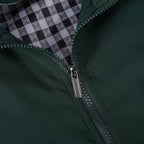 Men's Bomber Jacket with Stand-Up Collar