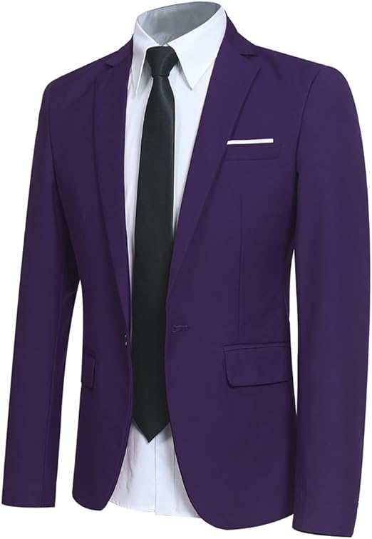 Men's Slim Fit Blazer Suit Jacket