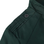 Men's Bomber Jacket with Stand-Up Collar