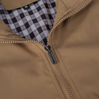 Men's Bomber Jacket with Stand-Up Collar
