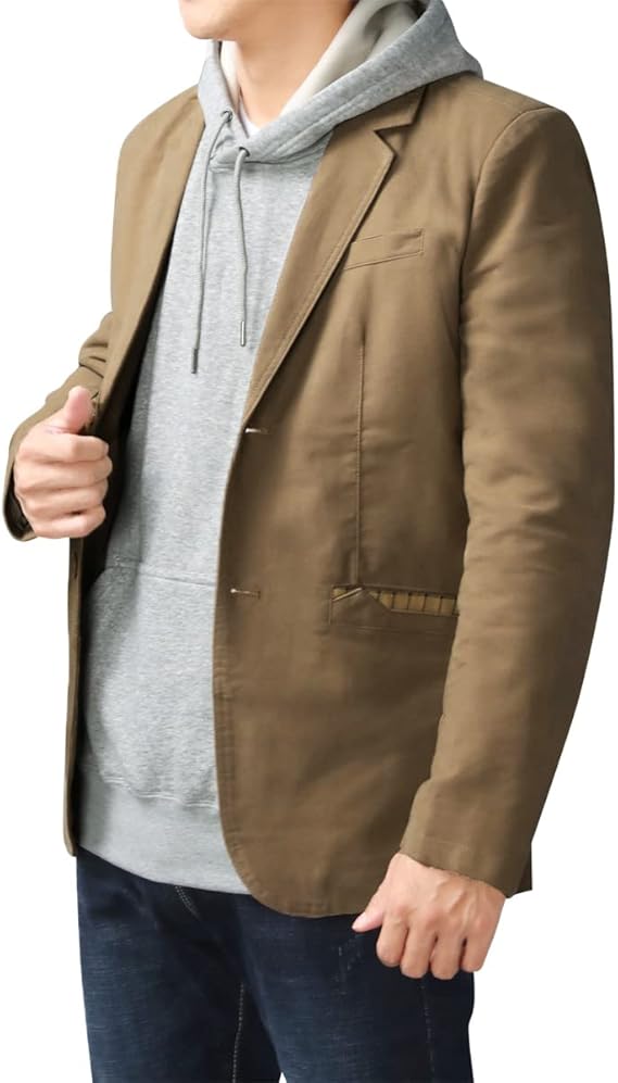 Men's Slim Fit Casual Blazer Jacket
