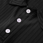 Men's Short Sleeve Polo Shirt with Button Placket