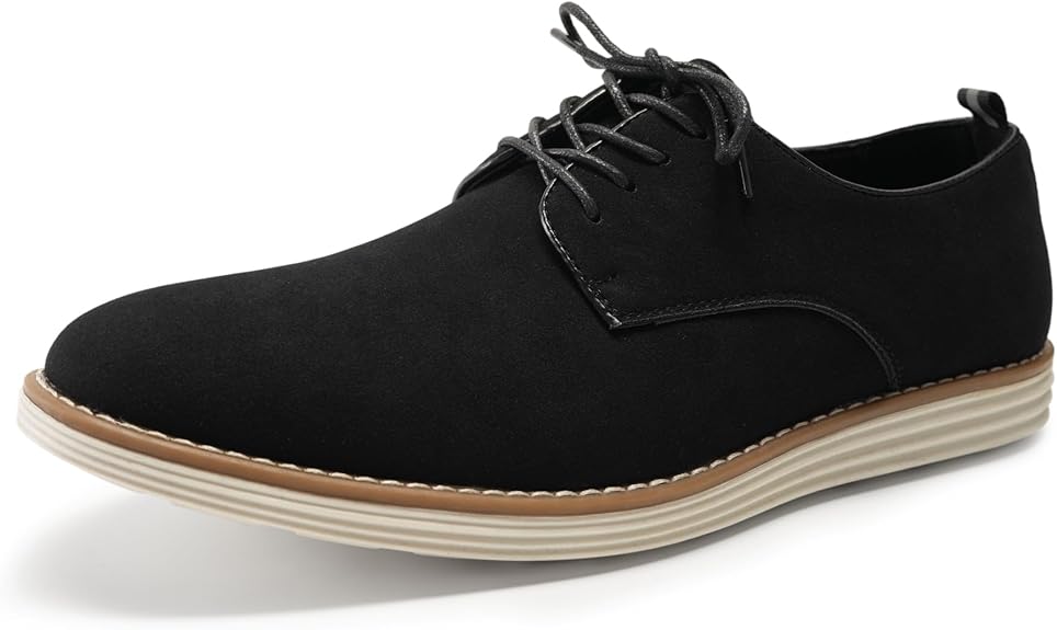Men's Suede Lace-Up Casual Trainers
