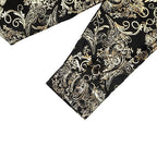 Men's Jacquard Long Sleeve Shirt - Paisley Pattern