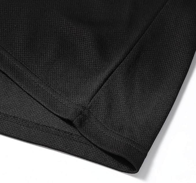 Men's Long Sleeve Polo Shirt with Contrast Collar