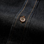 Men's Long Sleeve Denim Shirt – Slim Fit Cotton Casual Button-Down