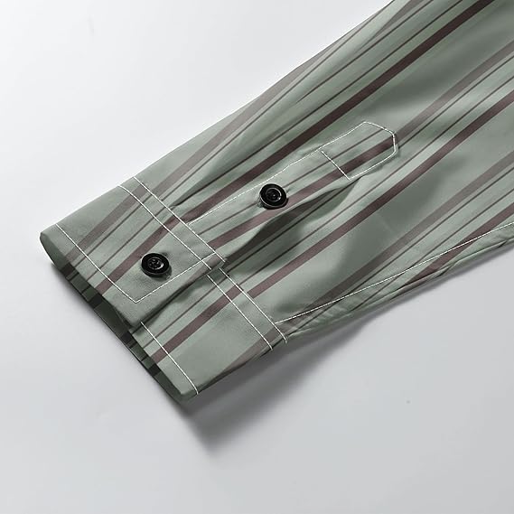 Men's Striped Long Sleeve Shirt