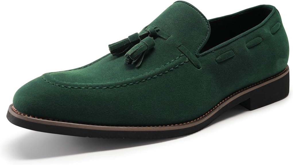 Men's Faux Leather Loafer Moccasin Shoes