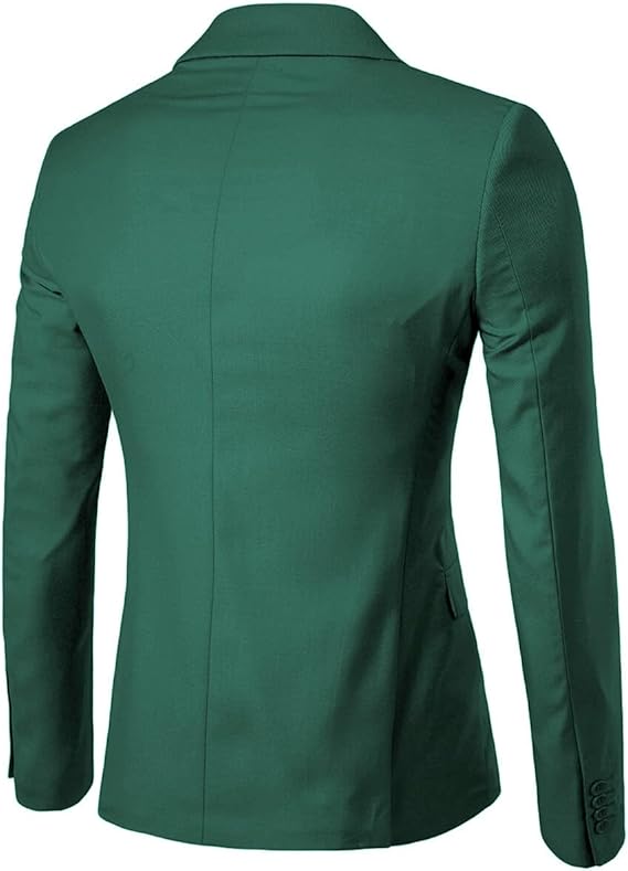 Men's Slim Fit One-Button Suit Jacket