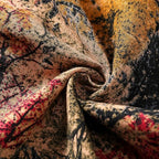 Men's Long Sleeve Paisley Print Linen Shirt