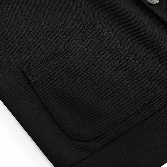 Men's Knitted V-Neck Button Vest