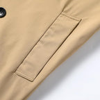 Men's Double Breasted Trench Coat