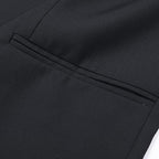Men's Double Breasted Suit Vest with Scoop Neck