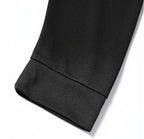 Men's Long Sleeve Polo Shirt with Contrast Collar