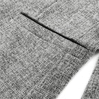 Allthemen Men's Jacket Sporty Cotton Blazer Slim Fit Modern Jacket Casual Suit Jacket for Men