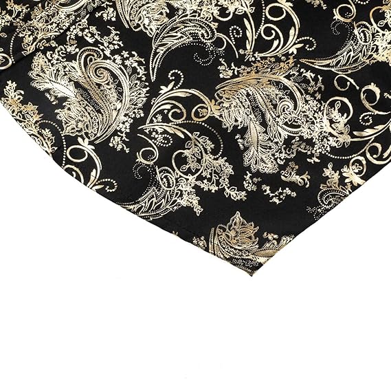 Men's Jacquard Long Sleeve Shirt - Paisley Pattern