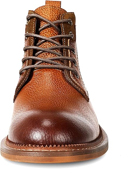 Men's Leather Lace-Up Ankle Boots