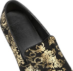 Men's Embroidered Loafer Shoes