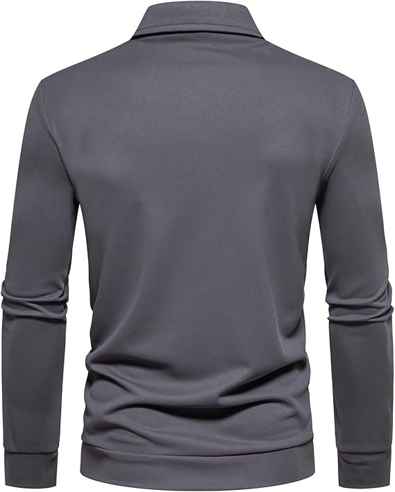 Men's Long Sleeve Polo Shirt
