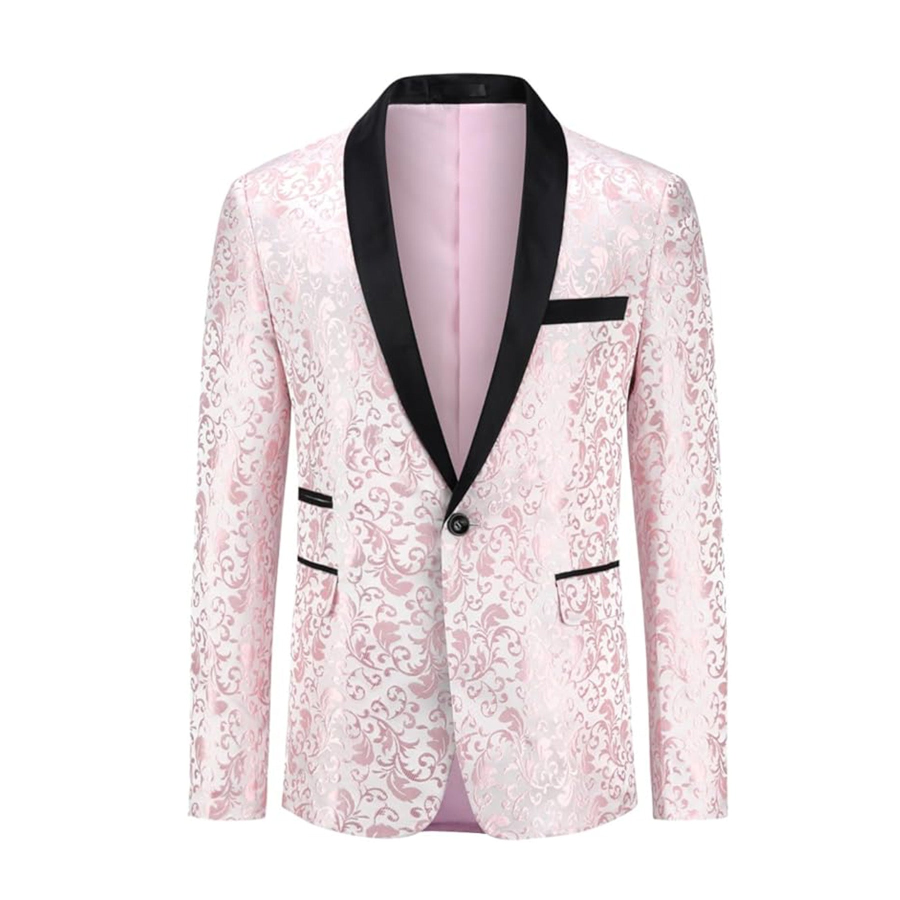 Men's Slim Fit Jacquard Blazer