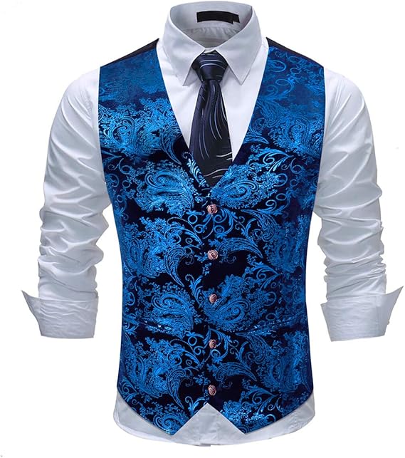 Men's Jacquard Suit Vest