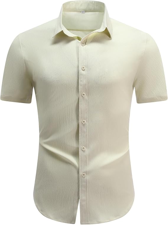 Men's Short Sleeve Button-Down Shirt