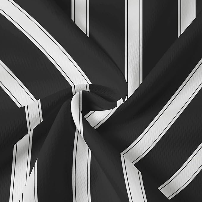 Men's Long Sleeve Striped Polo Shirt