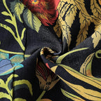 Men's Long Sleeve Paisley Print Linen Shirt