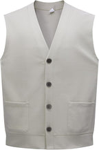 Men's Knitted V-Neck Button Vest