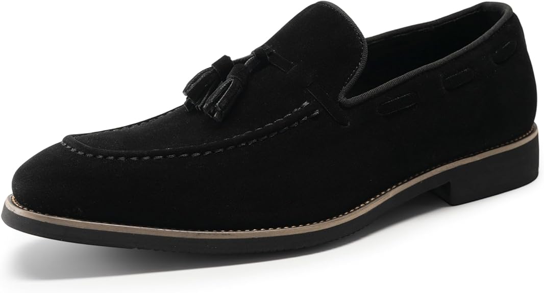 Men's Faux Leather Loafer Moccasin Shoes