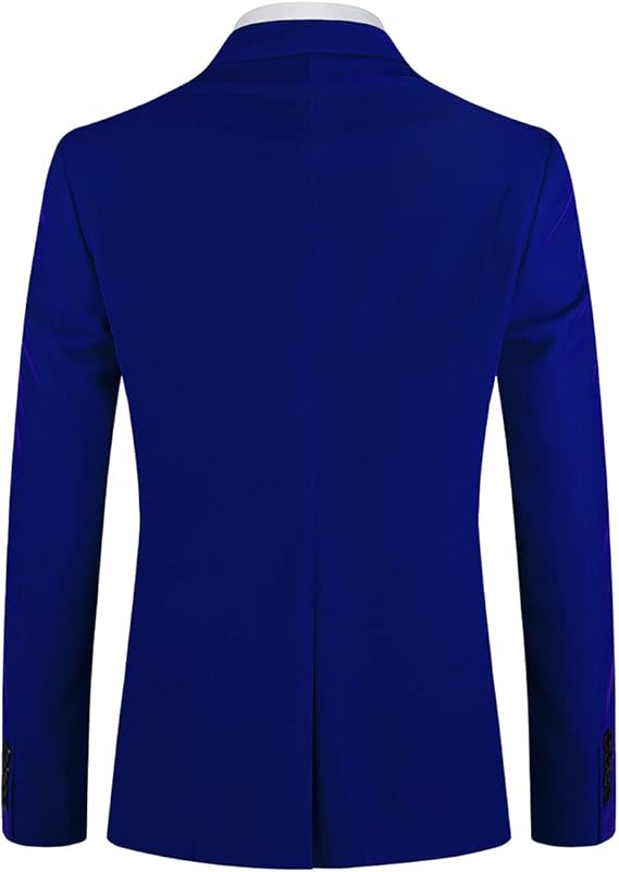 Men's Velvet Blazer Regular Fit Tuxedo Jacket