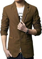 Men's Slim Fit Casual Blazer Jacket