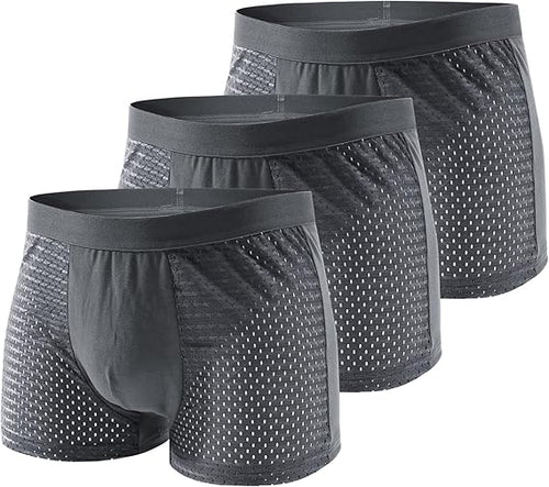 Herren-Boxershorts im 3er-Pack mit Eingriff