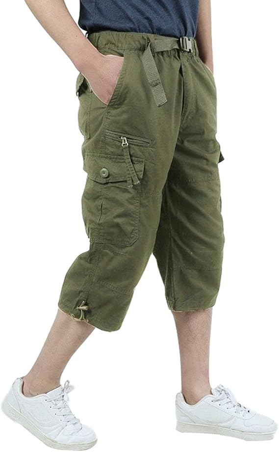 Men's Cargo Shorts with Belt