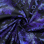 Men's Jacquard Long Sleeve Shirt - Paisley Pattern