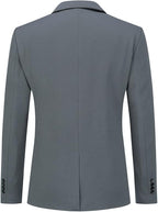 Men's Stretch Blazer Slim Fit Suit Jacket