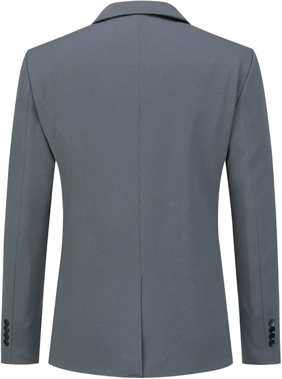 Men's Stretch Blazer Slim Fit Suit Jacket
